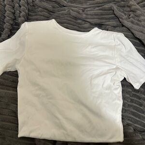 White crop shirt from the brand myoutfitonline